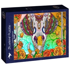 Bluebird 1000 db-os puzzle - Colorful Elephant (90333)