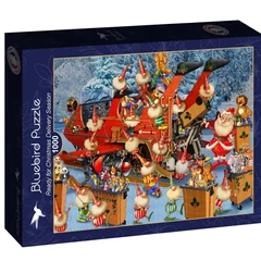 Bluebird 90406 - Ready for Christmas Delivery Season - 1000 db-os puzzle