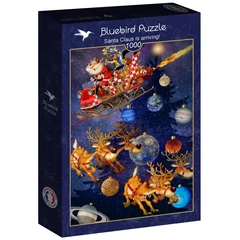 Bluebird 90316 - Santa Claus is arriving! - 1000 db-os puzzle