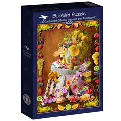 Bluebird 1000 db-os puzzle - La Cantatrice Gâteau inspirée par Arcimboldo (90384)