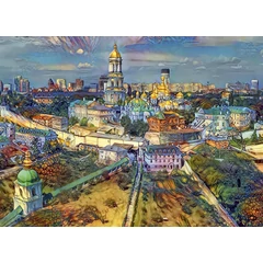 Bluebird 1000 db-os puzzle - Kijev - Ukrajna city (90289)