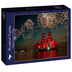Bluebird 500 db-os puzzle - Fireworks around a Sailboat (90106)