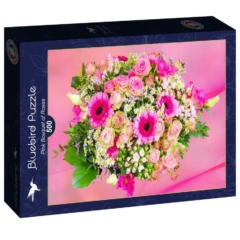 Bluebird 500 db-os puzzle - Pink Bouquet of Roses (90108)