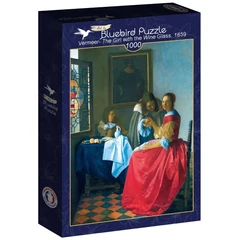 Bluebird 1000 db-os Art by puzzle - Vermeer - The Girl with the Wine Glass, 1659 (60261)