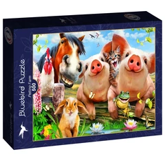 Bluebird 500 db-os puzzle - Petting Farm (90126)