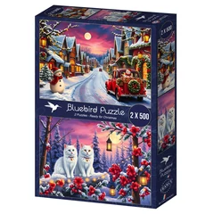 Bluebird 2 x 500 db-os puzzle - Ready for Christmas (91102)