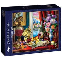 Bluebird 1000 db-os puzzle - Still Life and Wine (91153)