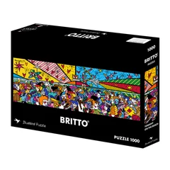 Bluebird 1000 db-os Panoráma puzzle - Romero Britto - Tonight on the Beach (91164)