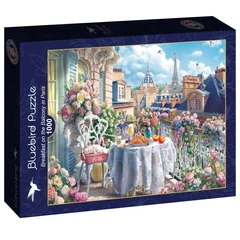 Bluebird 1000 db-os puzzle - Breakfast on the Balcony in Paris (91177)