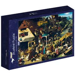 Bluebird 3000 db-os puzzle - Pieter Bruegel the Elder - Netherlandish Proverbs, 1559 (60159)