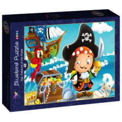 Bluebird Kids 48 db-os puzzle - The Treasure of the Pirate (90045)