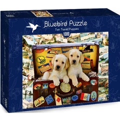 Bluebird 1000 db-os puzzle - Two Travel Puppies (70237)