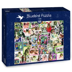 Bluebird 1500 db-os puzzle - Cats (70471)