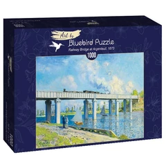 Bluebird 1000 db-os Art by puzzle - Claude Monet - Railway Bridge at Argenteuil, 1873 (60038)