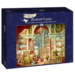 Bluebird 1000 db-os Art by puzzle - Panini - Picture Gallery with Views of Modern Rome, 1757 (60075)