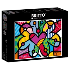 Bluebird 2000 db-os puzzle - Romero Britto - Heart butterfly (90025)