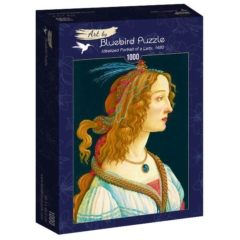 Bluebird 1000 db-os Art by puzzle - Sandro Botticelli - Idealized Portrait of a Lady 1480 (60023)