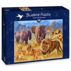 Bluebird 1500 db-os puzzle - Savannah Animals