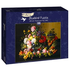 Bluebird 1000 db-os Art by puzzle - Severin Roesen - Still Life - Flowers and Fruit 1855 (60030)