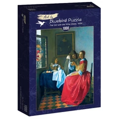 Bluebird 1000 db-os Art by puzzle - Vermeer- The Girl with the Wine Glass, 1659 (60067)
