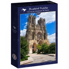 Bluebird 1000 db-os puzzle - Vue sur la Cathédrale de Reims (90495)