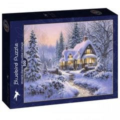 Bluebird 500 db-os puzzle - Winter's Blanket Wouldbie Cottage (90109)