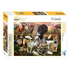 Brain Tree 1000 db-os puzzle - Animals (2102037)