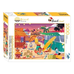 Brain Tree 1000 db-os puzzle - Beach Sunset (2102111)