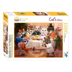 Brain Tree 1000 db-os puzzle - Cat's Dinner (2102046)