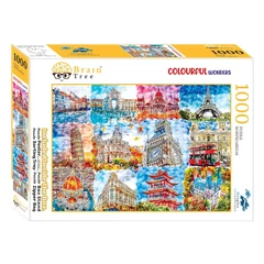 Brain Tree 1000 db-os puzzle - Colourful Wonders (2101008)