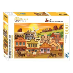 Brain Tree 1000 db-os puzzle - Country Cowboys (2102107)