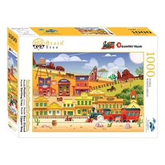 Brain Tree 1000 db-os puzzle - Country Train (2102109)