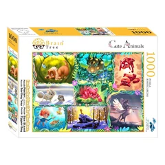 Brain Tree 1000 db-os puzzle - Cute Animals (2102068)