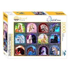 Brain Tree 1000 db-os puzzle - Magical Horses (2102072)