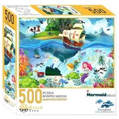 Brain Tree 500 db-os puzzle - Mermaid Island  (2202011)