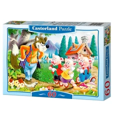 Castorland 60 db-os puzzle - A három kismalac (B-06519)