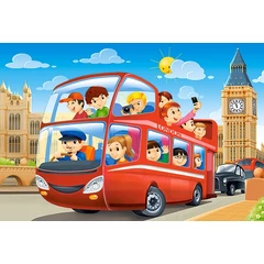 Castorland 54 db-os Mini puzzle - Földön, Vízen, Levegőben (C-08521-P)