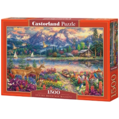 Castorland 1500 db-os puzzle - Fenséges tavaszi hegyvidék (C-152131)