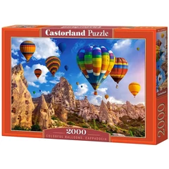 Castorland 2000 db-os puzzle - Színes hőlégballonok, Kappadókia (C-200900)