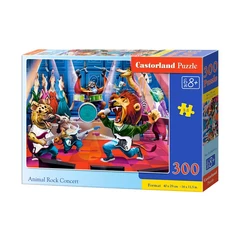 Castorland 300 db-os puzzle - Állati Rock koncert (B-030453)