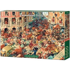 Castorland 3000 db-os Art Collection puzzle - Bikafuttatás Pampelunában (C-300648)