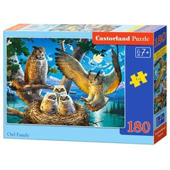 Castorland 180 db-os puzzle - Bagoly család (B-018437)