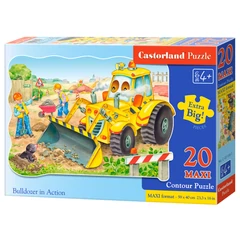 Castorland 20 db-os MAXI puzzle - Munkában a Buldózer (C-02139)