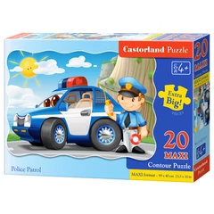 Castorland 20 db-os MAXI puzzle - Rendőrségi őrjárat (C-02252)
