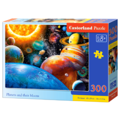 Castorland 300 db-os puzzle - Bolygók és holdjaik (B-030262)