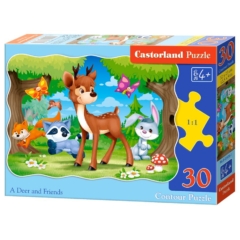 Castorland 30 db-os puzzle - Őzike és barátai (B-03570)