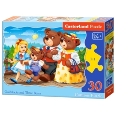Castorland 30 db-os puzzle - Aranyfürt és a három medve (B-03716)