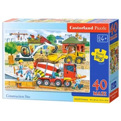 Castorland 40 db-os MAXI puzzle - Építkezés (B-040018)