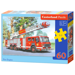 Castorland 60 db-os puzzle - Tűzoltóautó (B-06595)