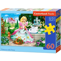 Castorland 60 db-os puzzle - Hercegnő hattyúval (B-066056)